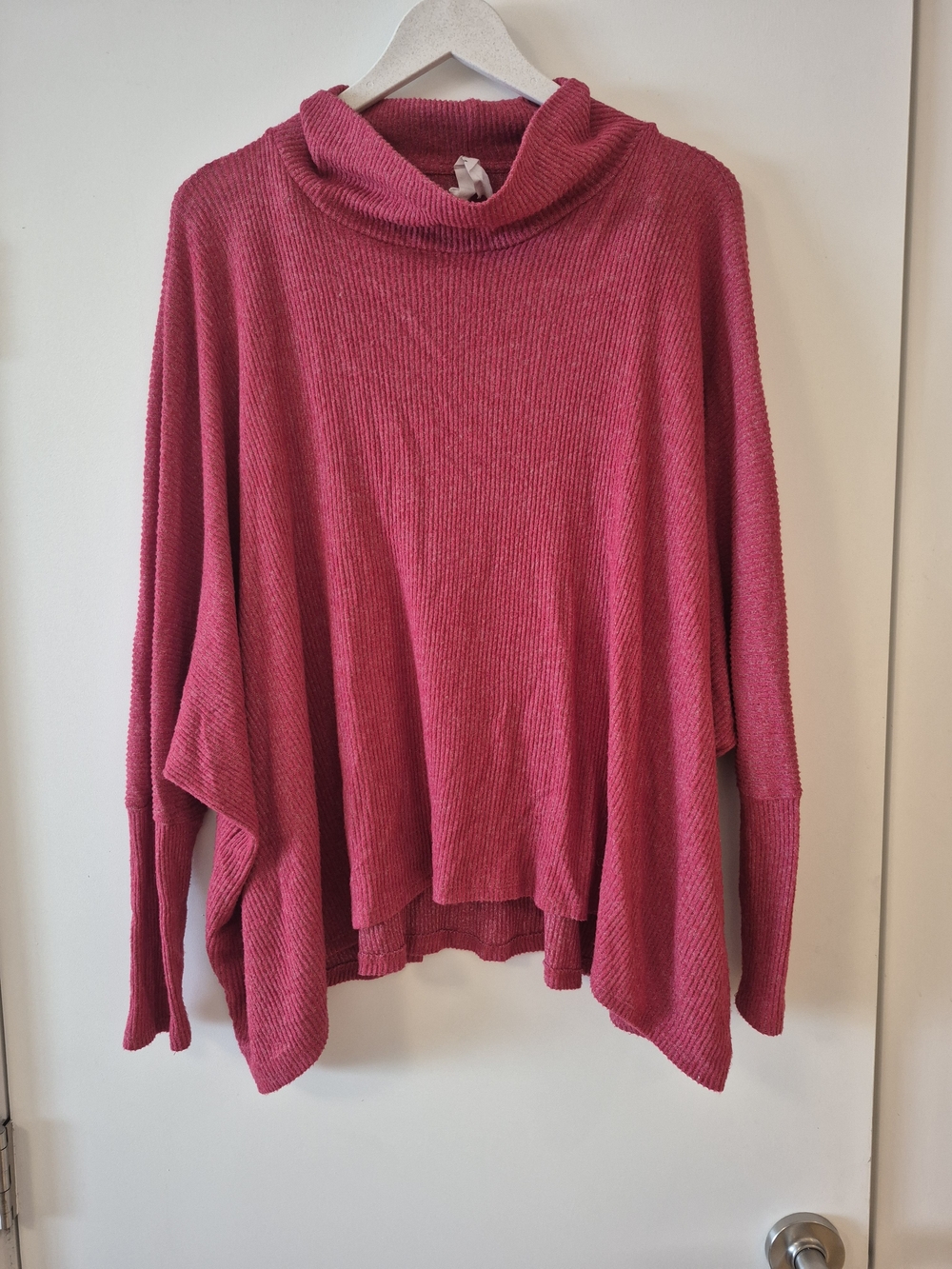 AMADI - Relaxed Rose Cowl Neck Sweater